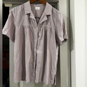 Wilfred Button down lavender blouse!
